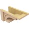 Ekena Millwork 10"W x 20"D x 10"H Wide Alma Rough Cedar Woodgrain TimberThane Corbel, Primed Tan CORUR10X20X10ALMRCPR - alternate 4